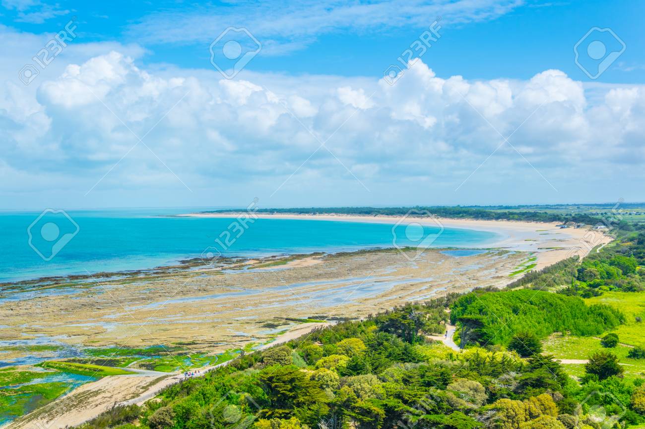 Plage De La Conche Situated At Ile De Re France