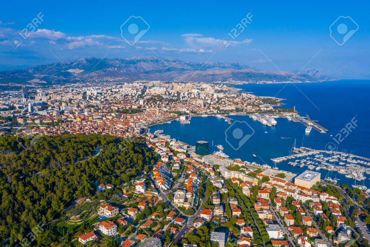 Vista para split croácia