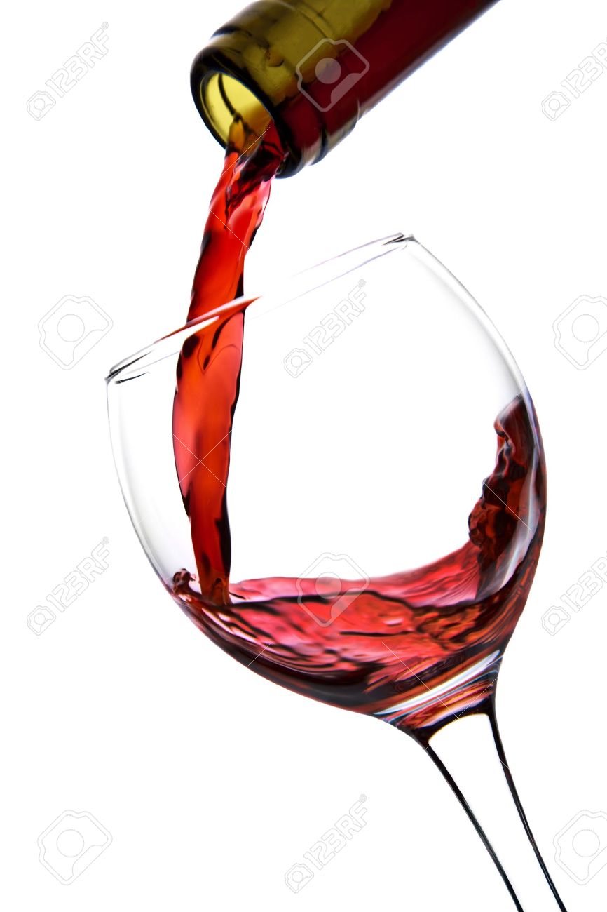 red wine pouring into glass isolated stock photo picture and