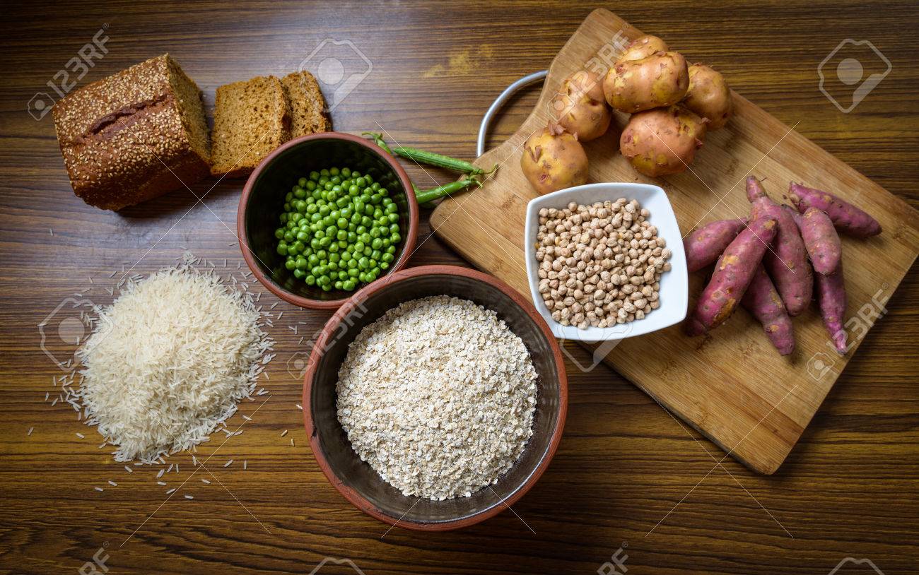 Food ingredient on wooden kitchen table - 59014099 Food ingredient on wooden kitchen table - 59014099