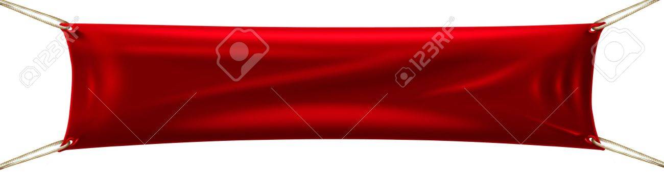 cloth banner stock photo