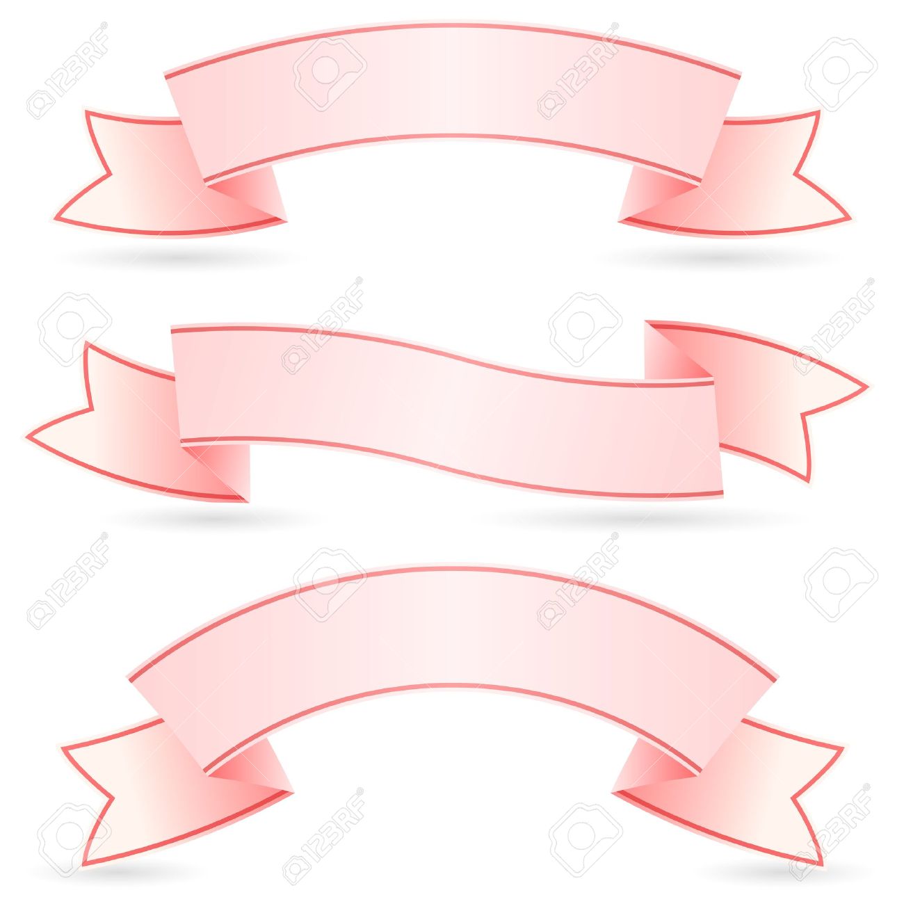 pink banners