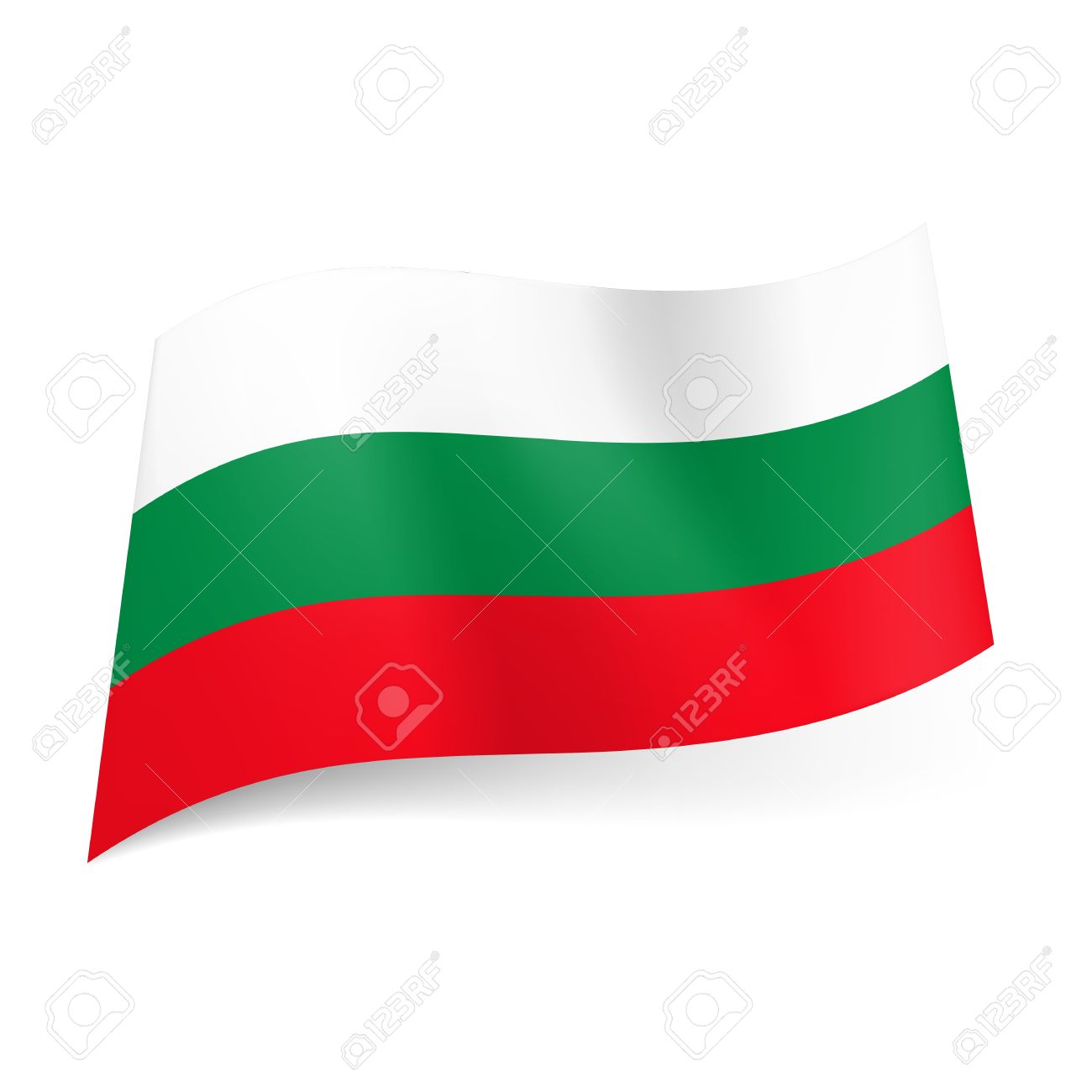 White-red-green flag. White, green, red stripes - whose flag White-red-green flag. White, green, red stripes - whose flag