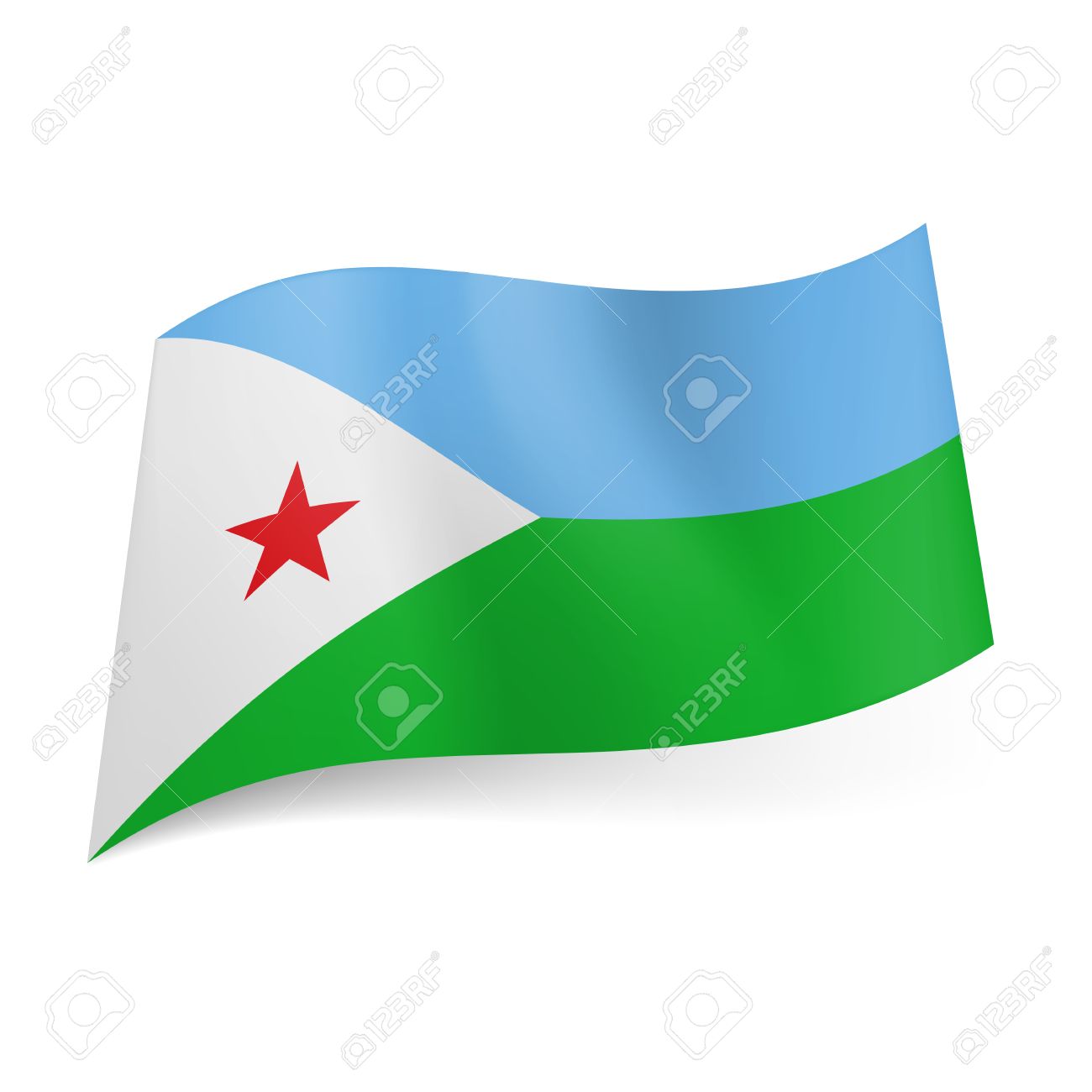 White-red-green flag. White, green, red stripes - whose flag White-red-green flag. White, green, red stripes - whose flag