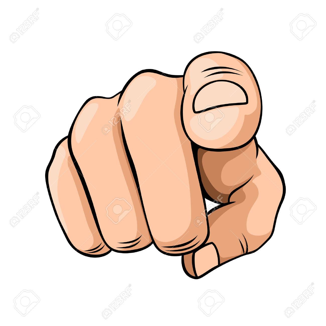 Zeigefinger Auf Einem Weissen Hintergrund Lizenzfrei Nutzbare Vektorgrafiken Clip Arts Illustrationen Image 41486614