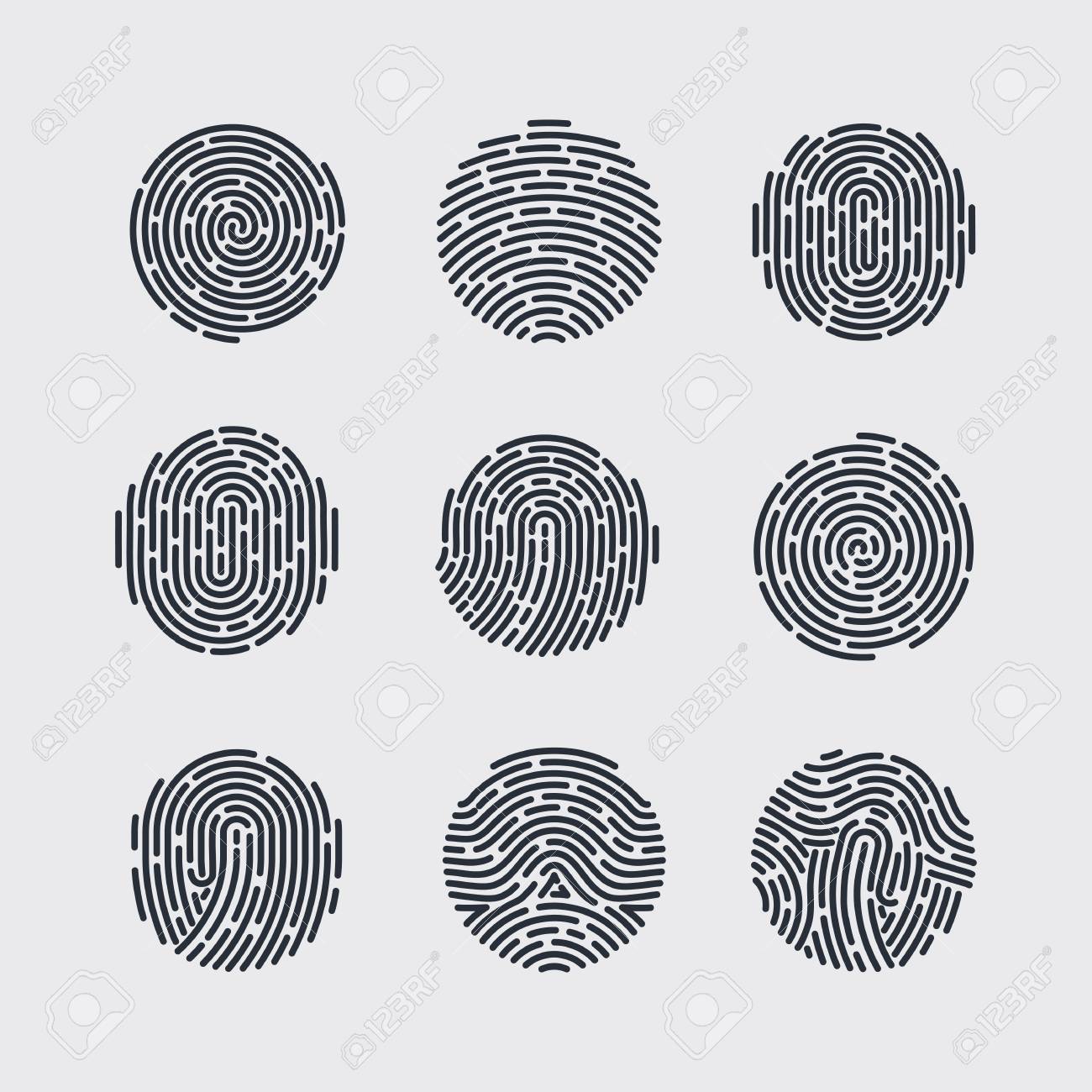fingerprint patterns