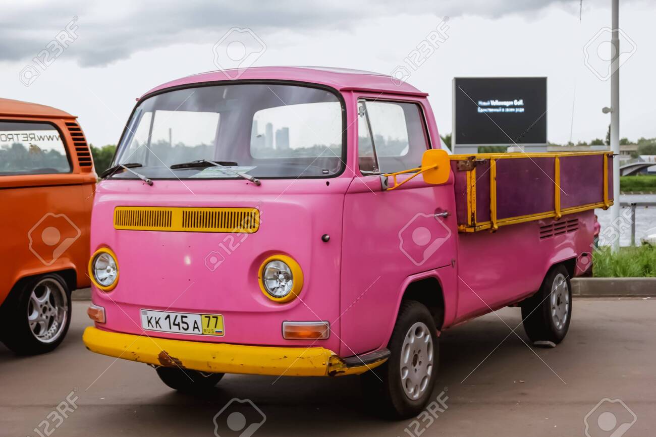 pink hippie van