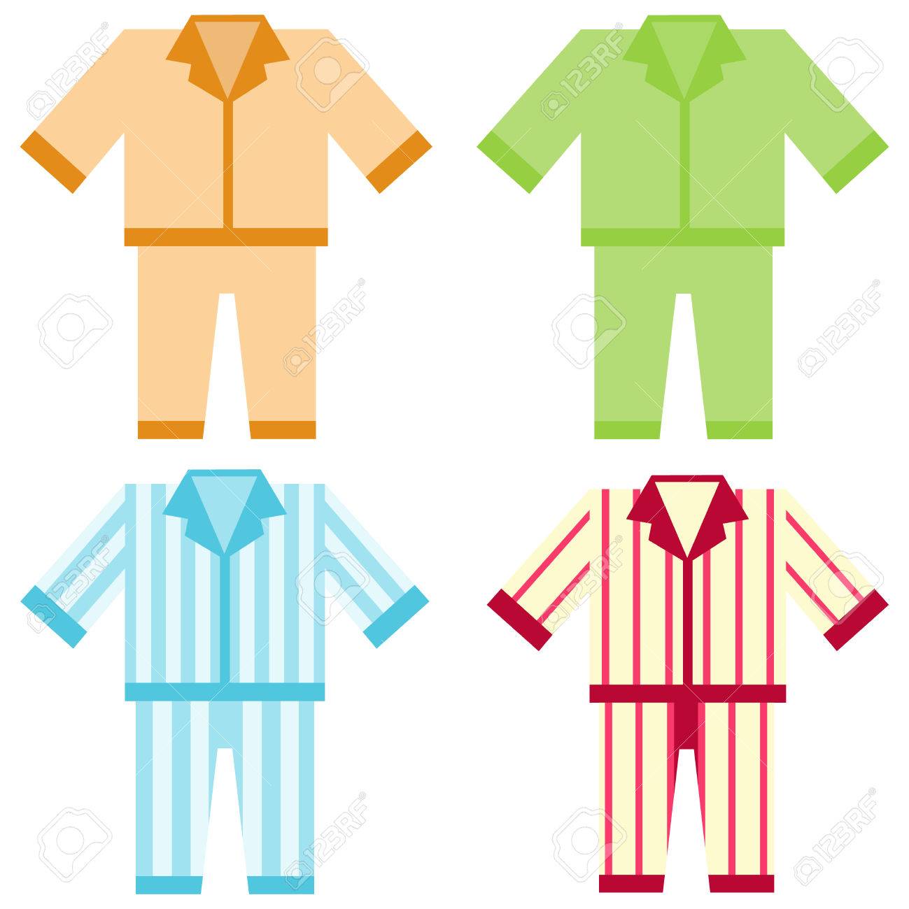 Icon pajamas. Flat design, vector illustration, vector. - 73043956 Icon pajamas. Flat design, vector illustration, vector. - 73043956
