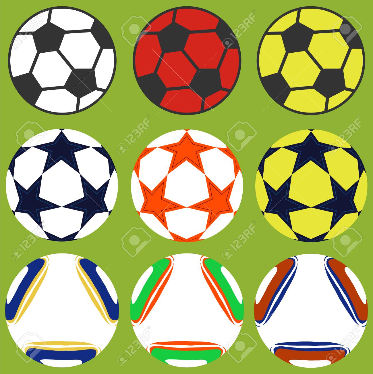 サッカー ボールのセットです フラットなデザイン ベクトル イラスト ベクターします のイラスト素材 ベクタ Image サッカー ボールのセットです フラットなデザイン ベクトル イラスト ベクターします のイラスト素材 ベクタ Image