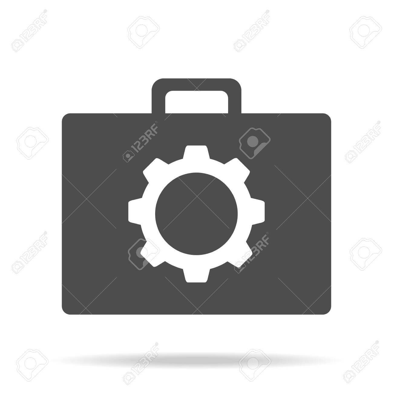 Suitcase of tools. Tools suitcase icon isolated on white background. Vector illustration. Vector. - 151138499 Suitcase of tools. Tools suitcase icon isolated on white background. Vector illustration. Vector. - 151138499