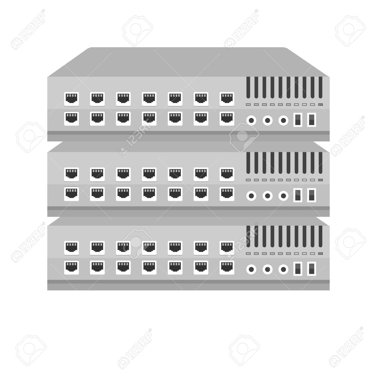 네트워크 스위치 포트 아이콘 이미지입니다. 로열티 무료 사진, 그림, 이미지 그리고 스톡포토그래피. Image 38794338