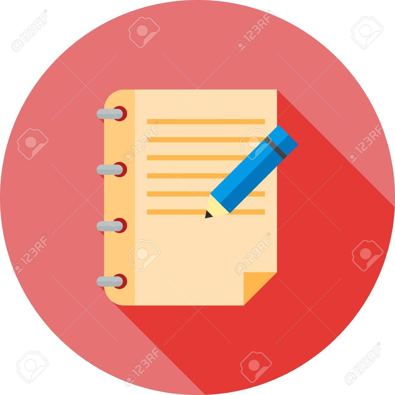 Assignment, Book, Education Icon Vector Image. Can Also Be Used For  Education, Academics And Science. Suitable For Use On Web Apps, Mobile Apps  And Print Media. Royalty Free SVG, Cliparts, Vectors, And