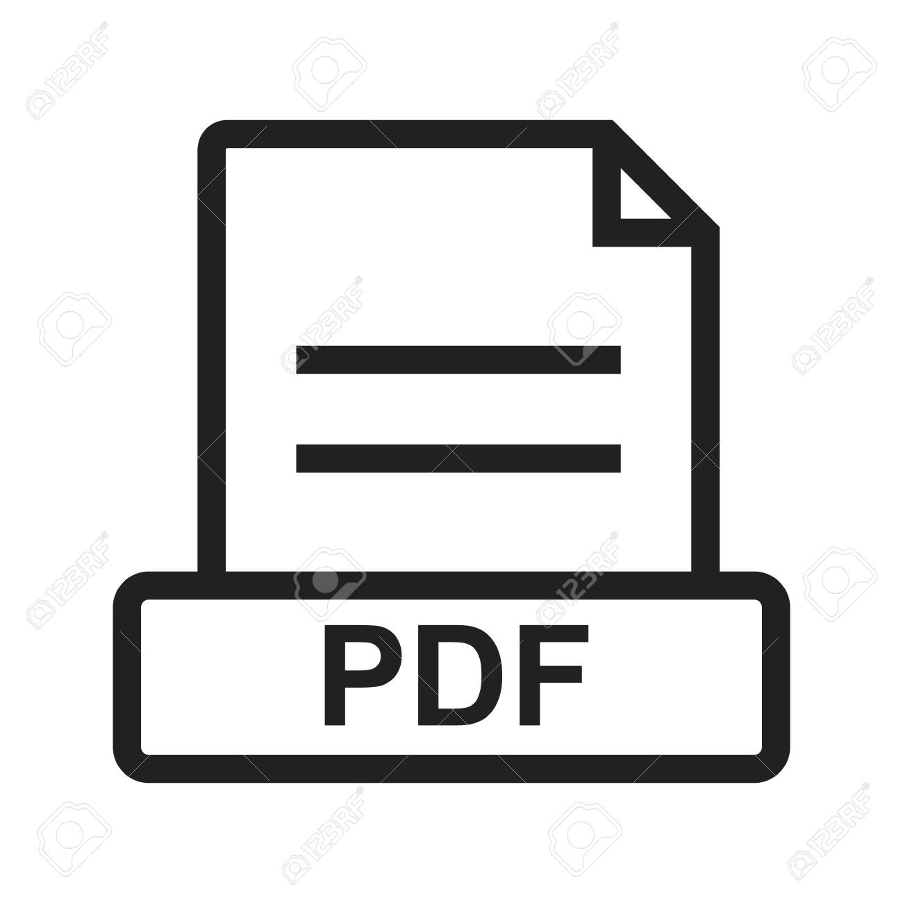 Pdf ファイル ファイル 拡張子アイコン ベクトル画像 ファイル形式 デザインおよび記憶域の使用もできます 携帯アプリ Web アプリ 印刷メディアに適しています のイラスト素材 ベクタ Image