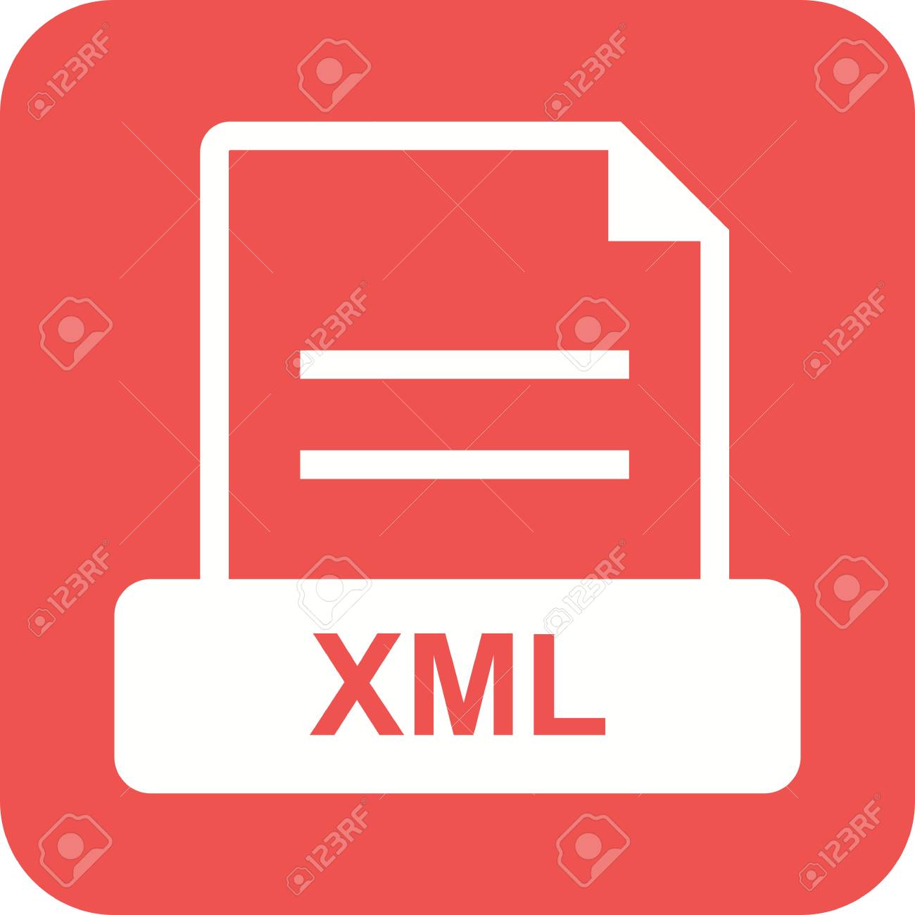 xml file website icon vector image can also be used for file