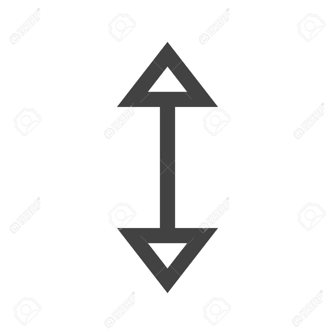 Arrow Up Down Icon Vector Image Can Also Be Used For Arrows Royalty Free Cliparts Vectors And Stock Illustration Image