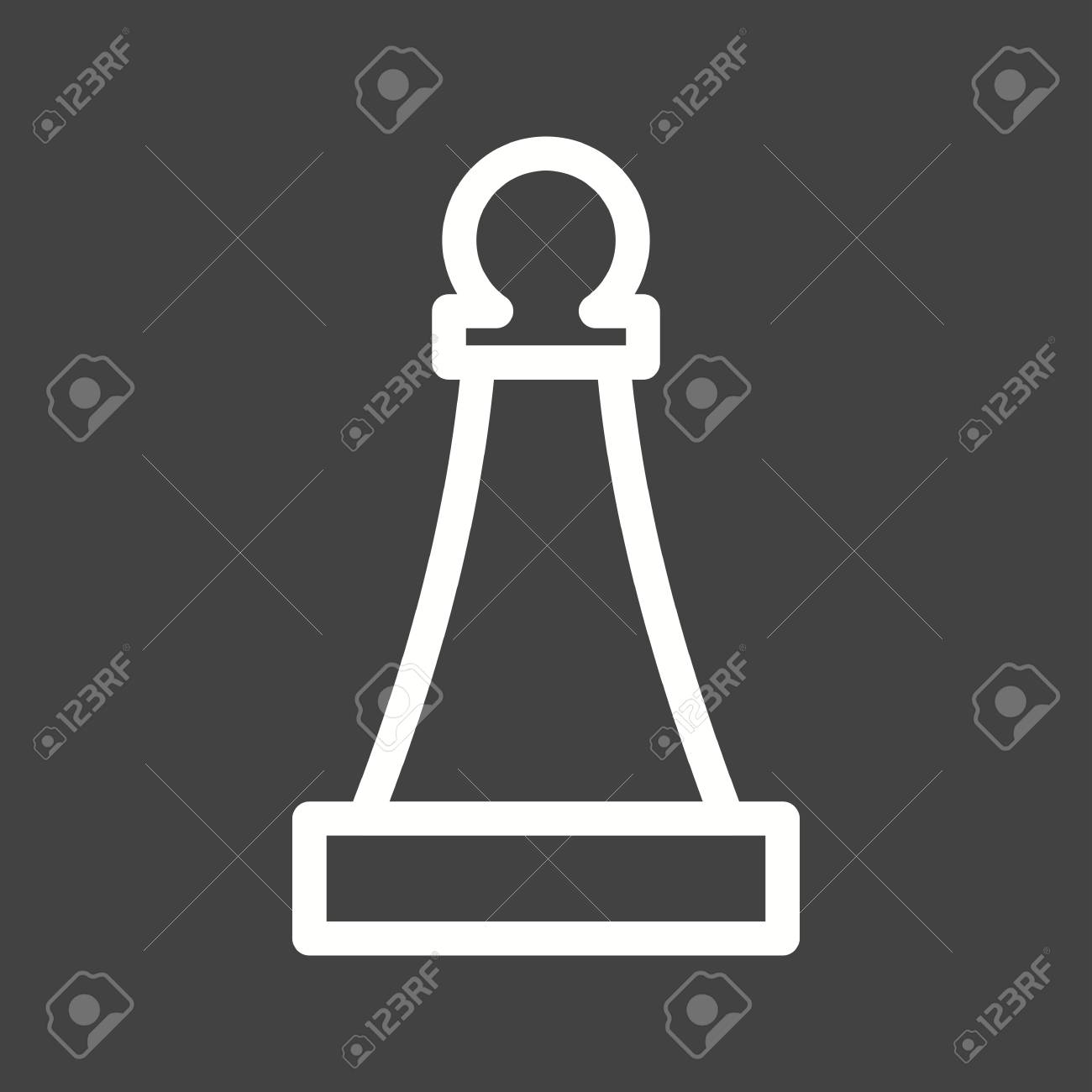 Peon Ajedrez Imagen Del Icono Del Vector De Juego Tambien Se Puede Utilizar Para Juegos Y Entretenimiento Adecuado Para Aplicaciones Web Aplicaciones Moviles Y Material De Impresion Ilustraciones Vectoriales Clip Art Vectorizado