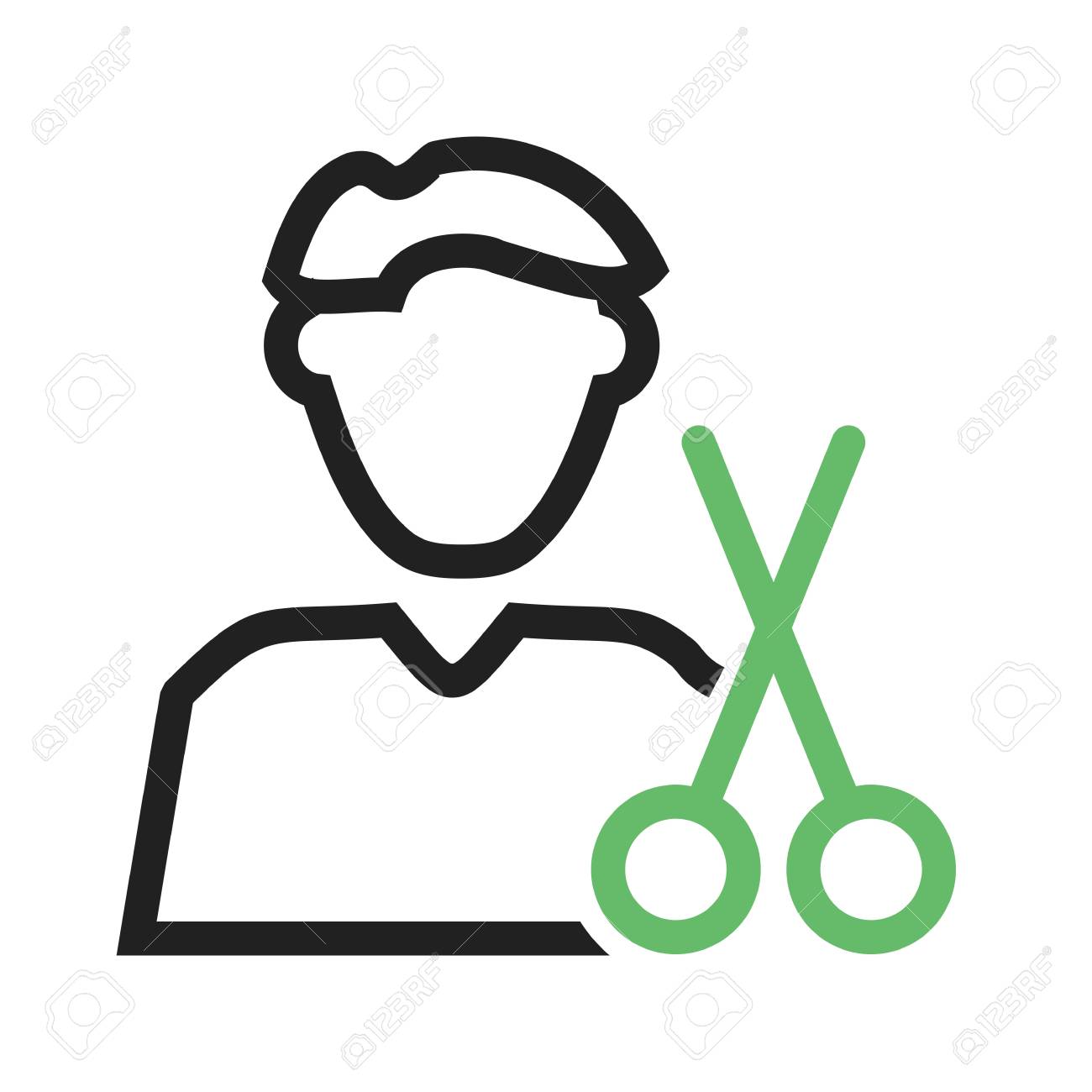 Barbeiro Cabelo Imagem De Vetor De Icone De Loja Tambem Pode Ser Usado Para Profissionais Adequado Para Aplicativos Da Web Aplicativos Moveis E Midia Impressa Ilustraciones Vectoriales Clip Art Vectorizado Libre De