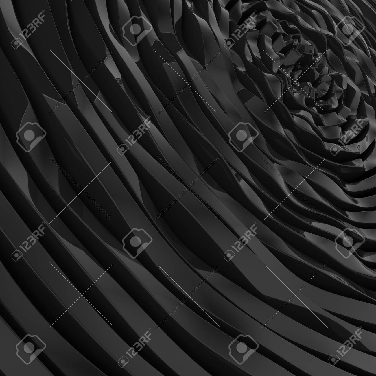 Vague Cercle Spirale Milieux Volumetriques 3d Fonds D Ecran