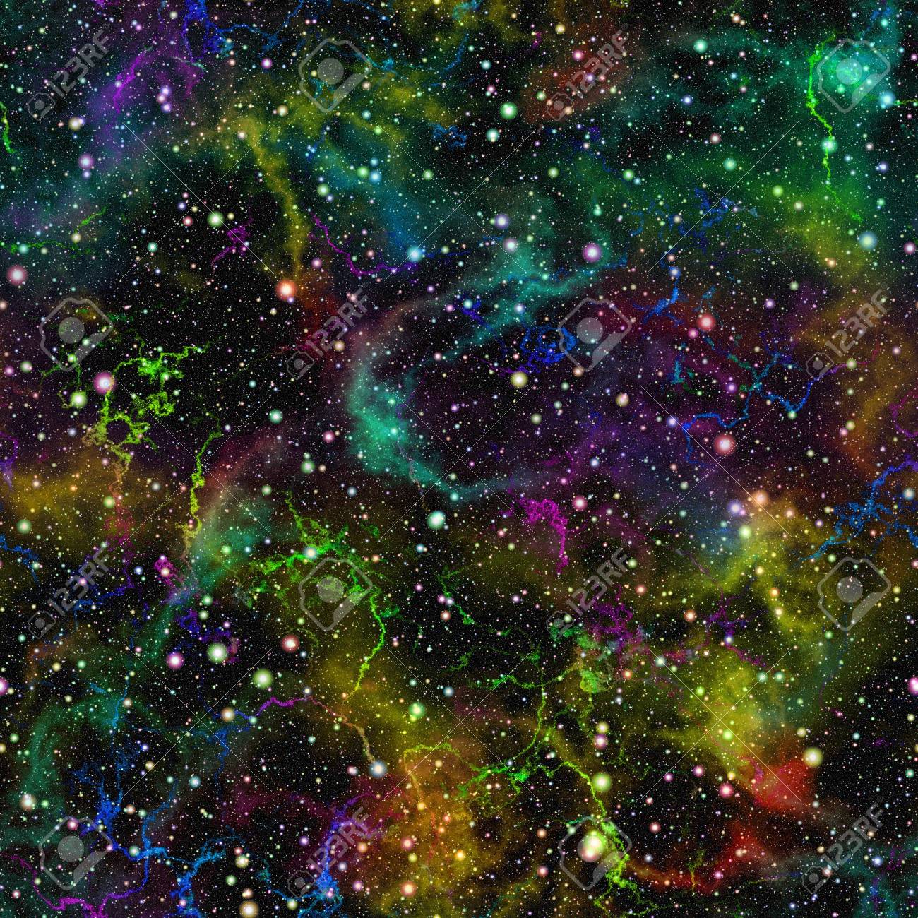 NEBULA BRIGHT IMAGE SEAMLESS