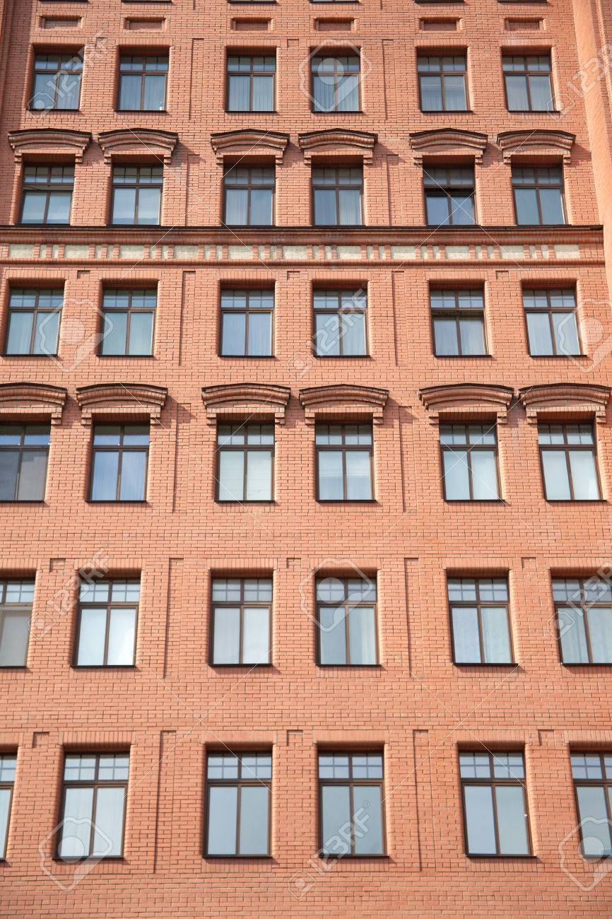 Brick Apartment Building Window front view of brick wall red contemporary apartment building Brick Apartment Building Window front view of brick wall red contemporary apartment building