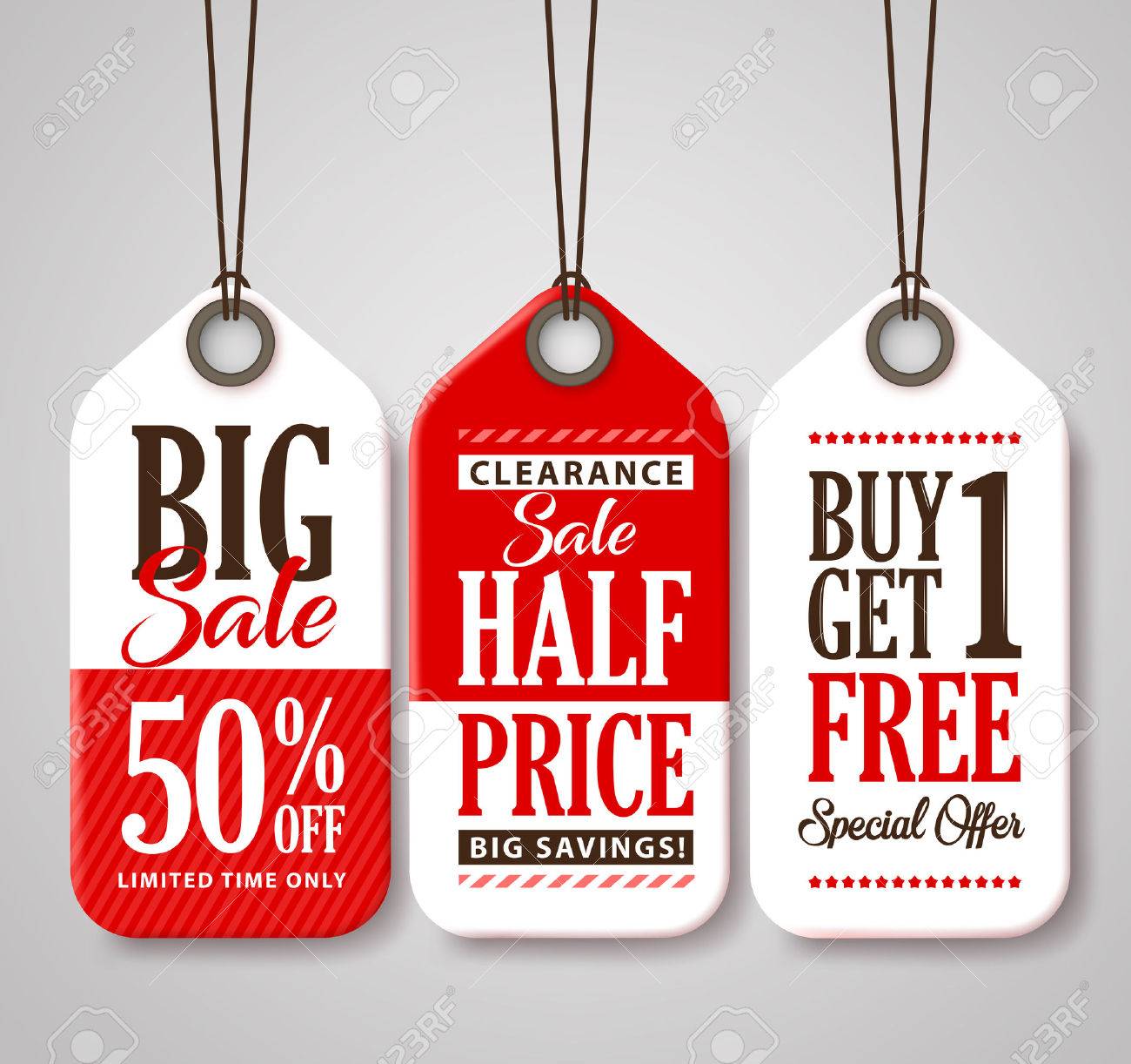 sale tag design collection