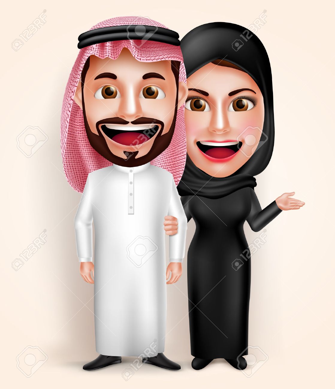 a dress a men and women Arab traditional a dress a men and women Arab traditional