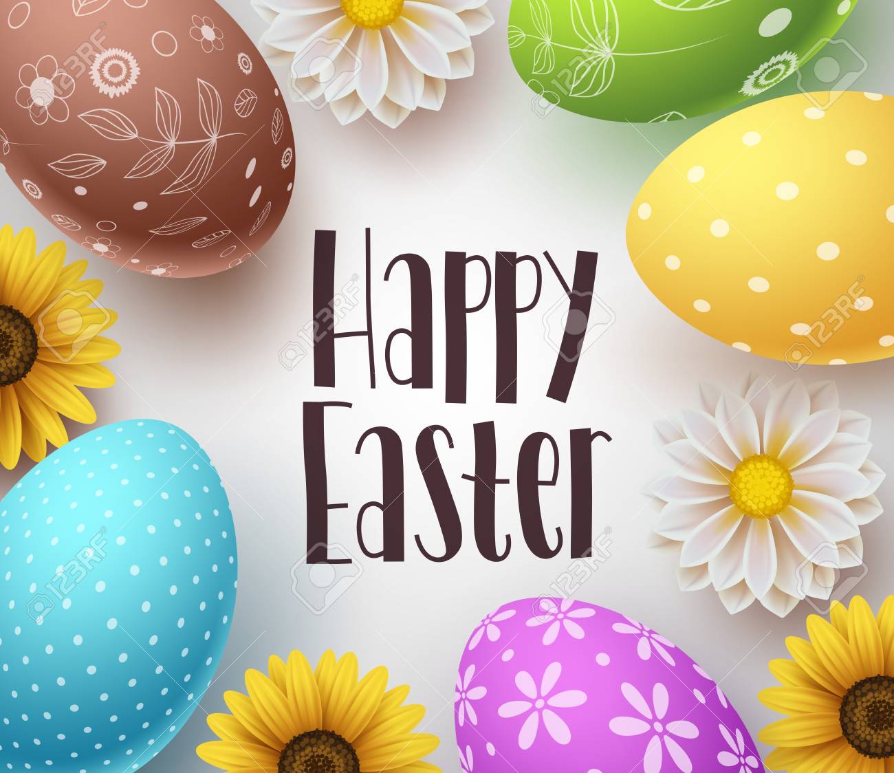 happy easter template