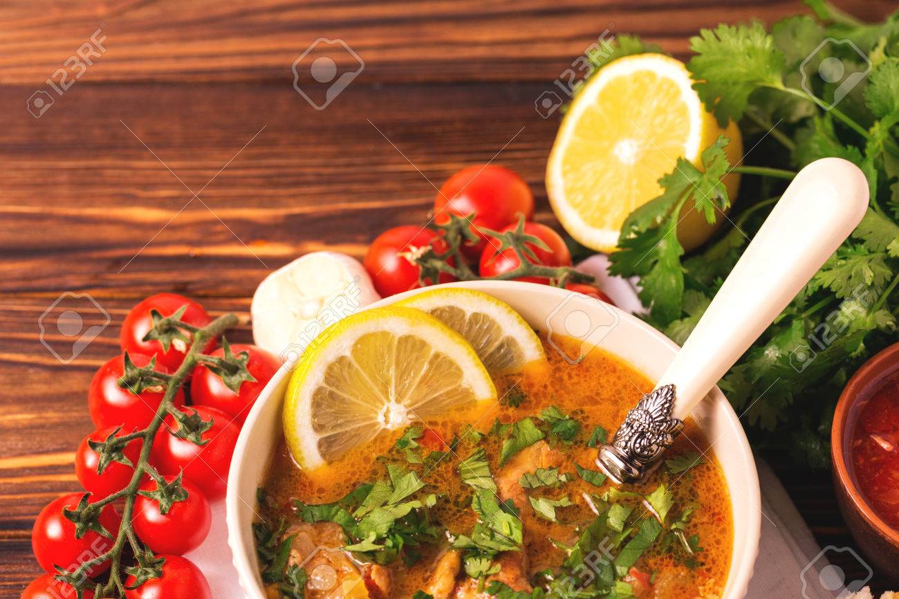 Traditional Jewish Wedding And Holyday Yemenite Vegetable Beef Soup Marak Temani. Yom Kippur. Israeli Cuisine Stock Photo, Picture And Royalty Free Image. Image 81915468.