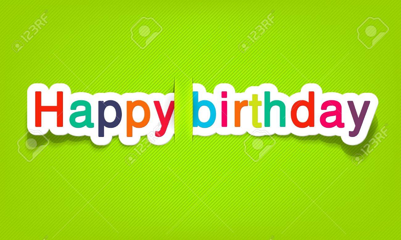 happy birthday, realistic cut, takes the background color - 9893196 happy birthday, realistic cut, takes the background color - 9893196