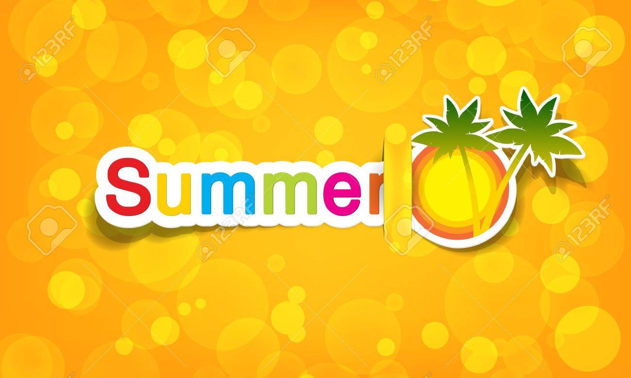 vector summer; realistic cut, takes the background color - 9946138 vector summer; realistic cut, takes the background color - 9946138