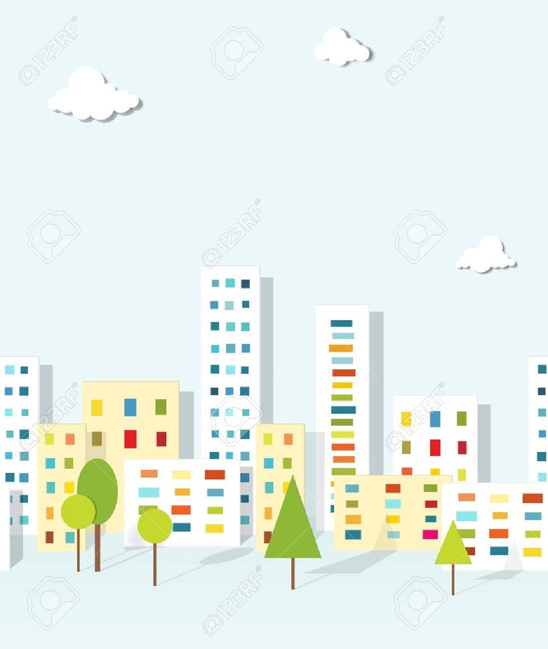 urban landscape seamless pattern - 19277964 urban landscape seamless pattern - 19277964