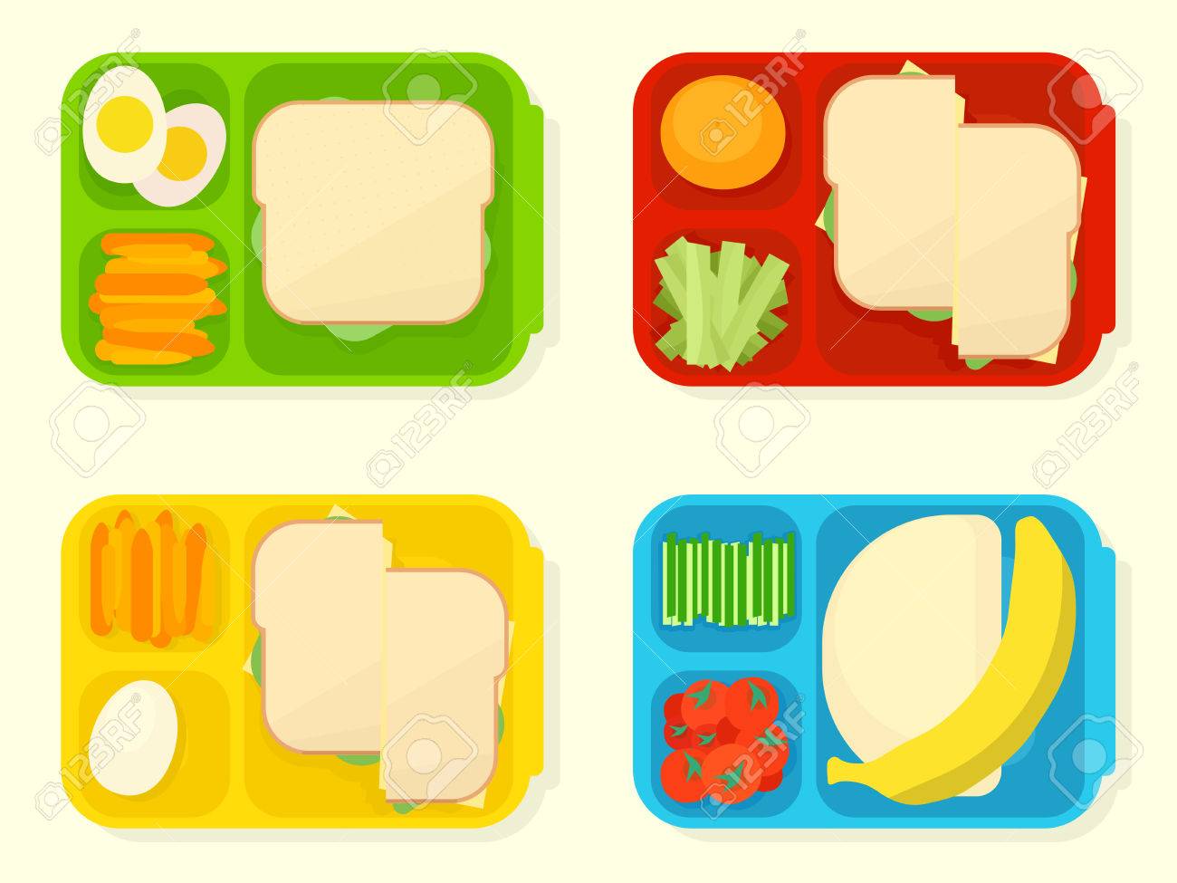 プラスチック製お弁当箱を開く のイラスト素材 ベクタ Image プラスチック製お弁当箱を開く のイラスト素材 ベクタ Image