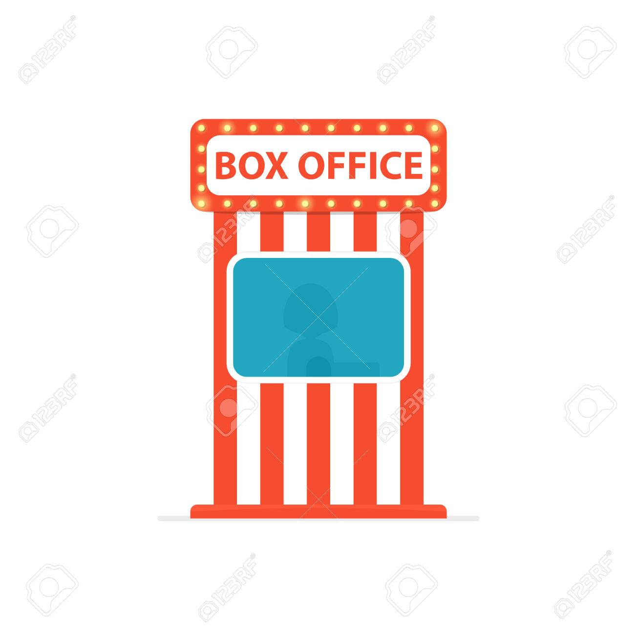 Ticket box office. Vector illustration isolated on white background - 82196731 Ticket box office. Vector illustration isolated on white background - 82196731