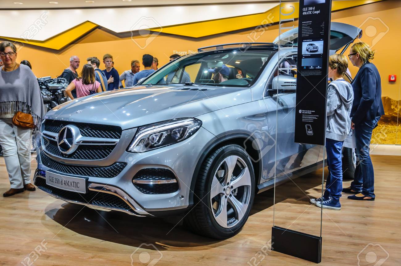 Frankfurt Sept 2015 Mercedes Benz Gle 350 D 4matic Presented