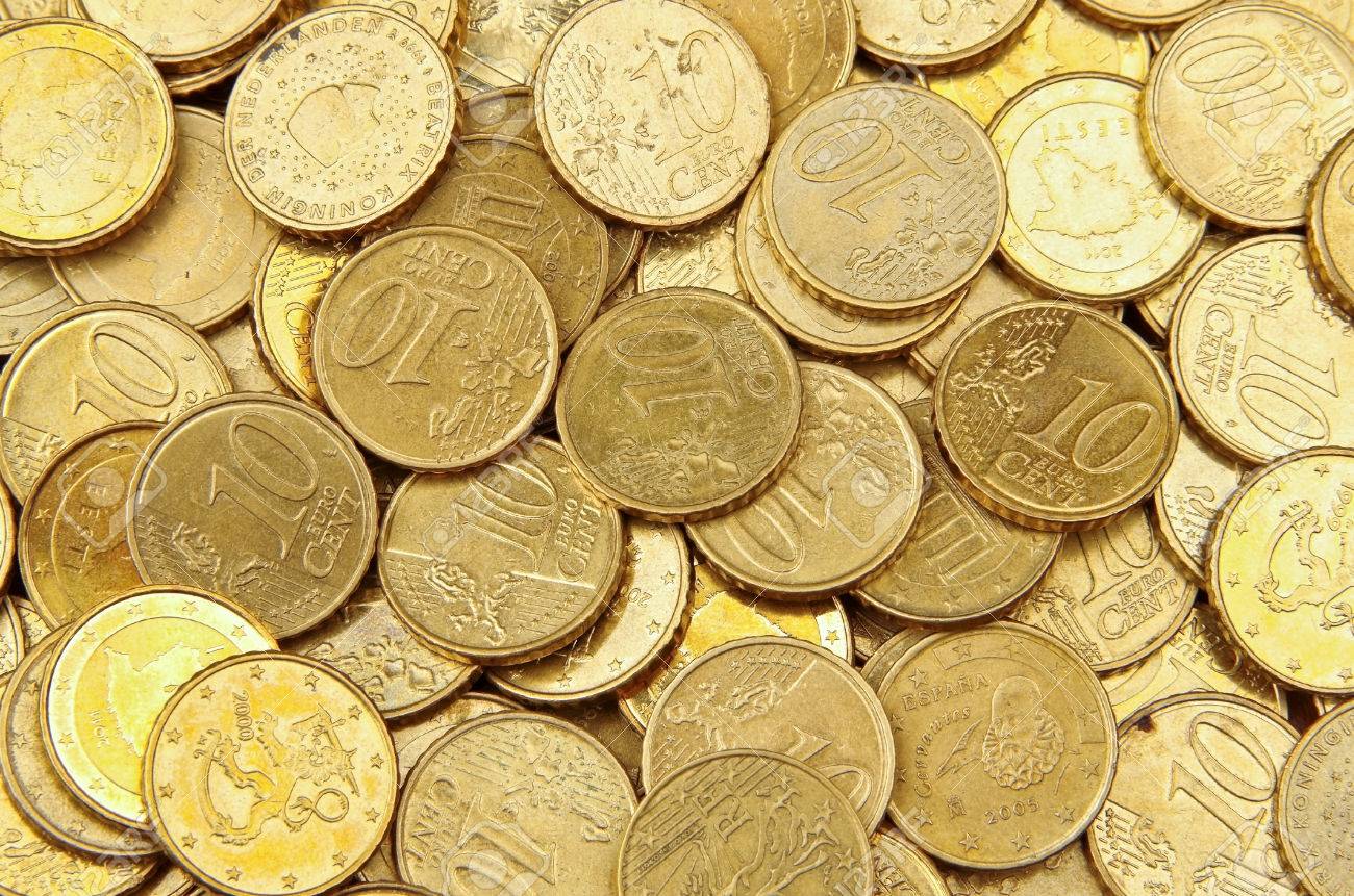 Pile Of 10 Cents Euro Euro Coins For Background Stock P O 36061801 Pile Of 10 Cents Euro Euro Coins For Background Stock P O 36061801