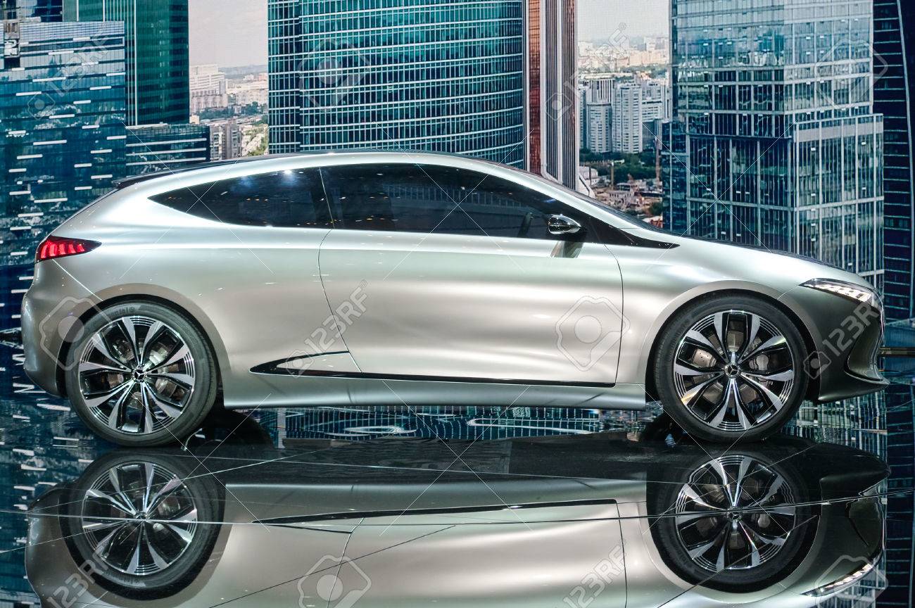 Frankfurt-September 20: Mercedes-Benz Concept EQA At The Frankfurt ... Frankfurt-September 20: Mercedes-Benz Concept EQA At The Frankfurt ...