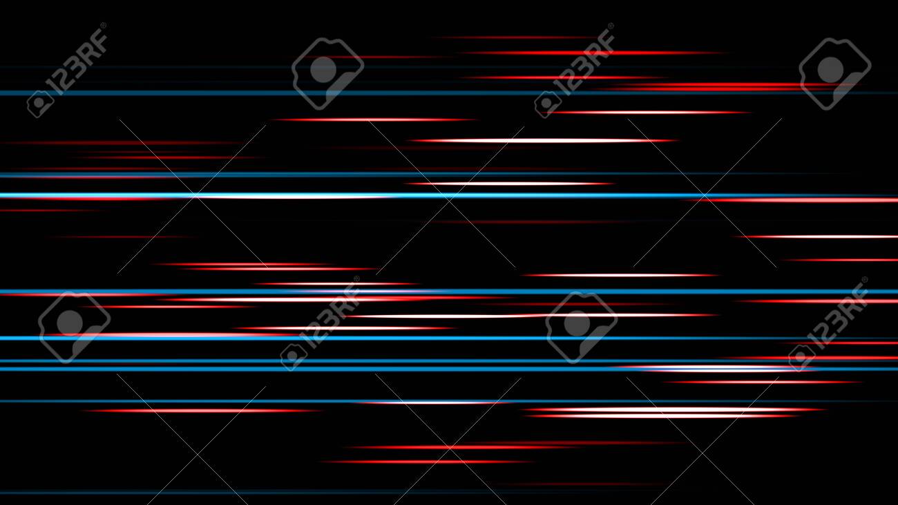 光と暗い背景の上に高速移動のストライプ の写真素材 画像素材 Image