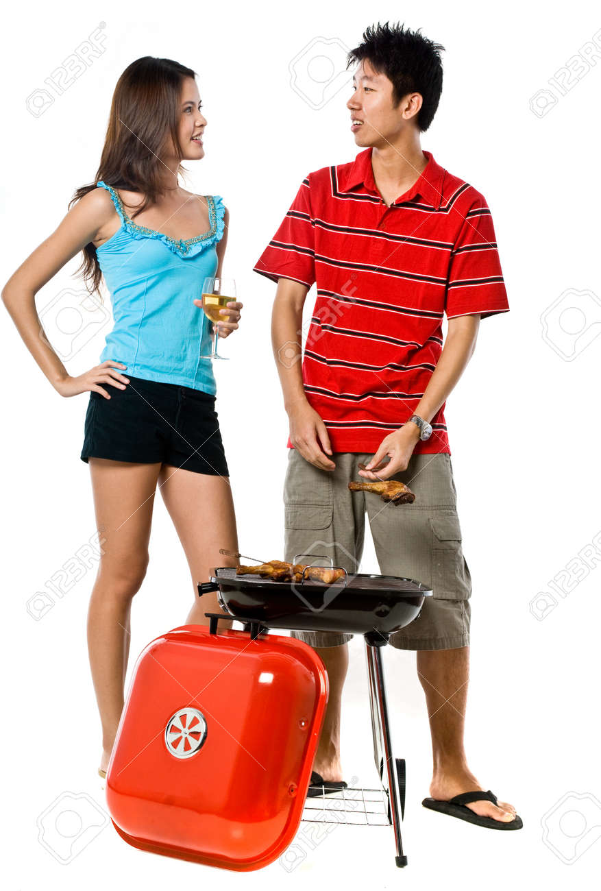 BBW On White Background Stock Photo photo