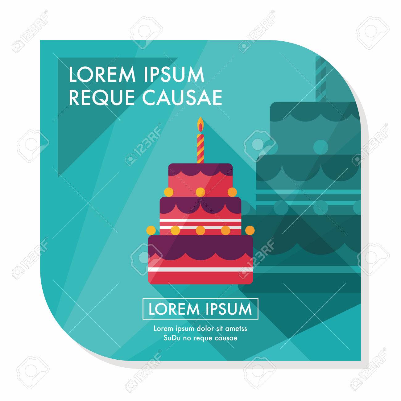 birthday cake flat icon with long shadow,eps10 - 39113372 birthday cake flat icon with long shadow,eps10 - 39113372