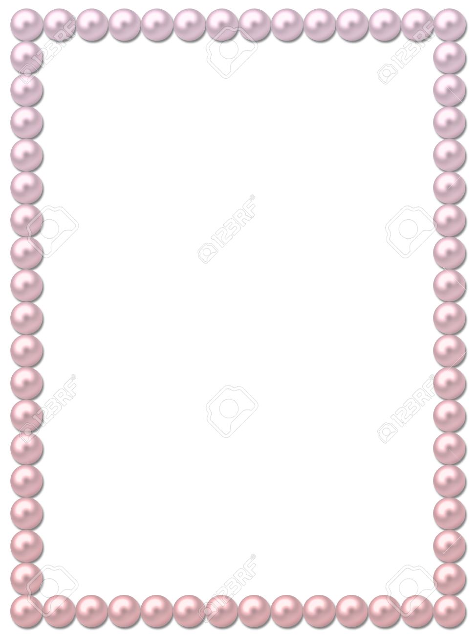 pearl frame necklace stock photo picture and royalty free image