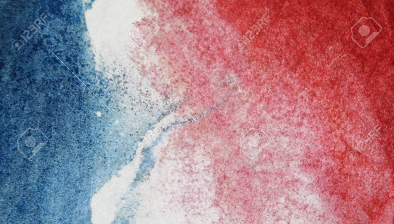 Closeup Of Paint Texture Color Gradation Red To Blue Water Based Paints On Rough Paper Artistic Background Texture Detail Stock Photo Picture And Royalty Free Image Image 85056897