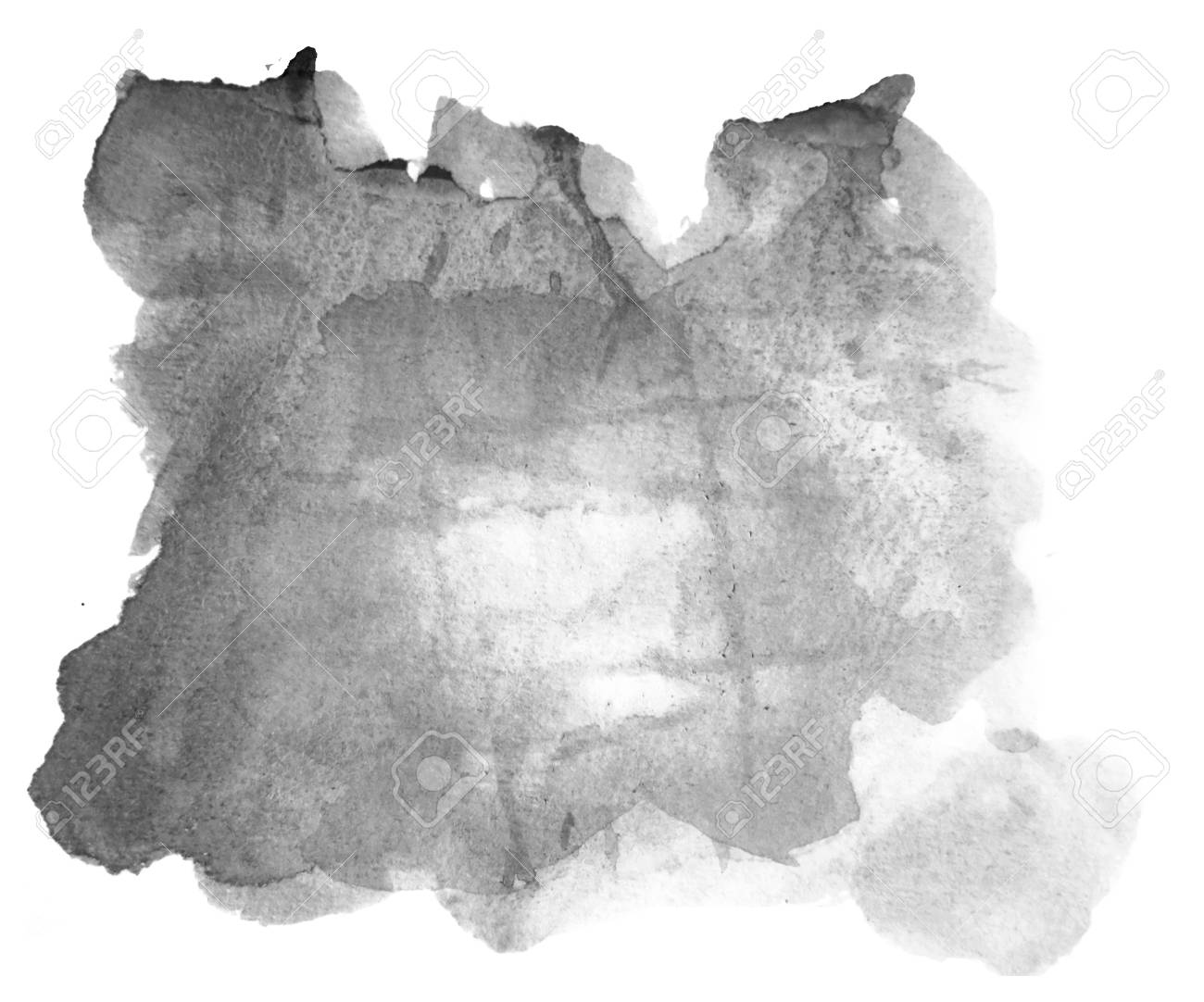 大まかな水彩紙 塗装の芸術の背景テクスチャ 灰色 白い背景の上に薄い線と水彩テクスチャです の写真素材 画像素材 Image