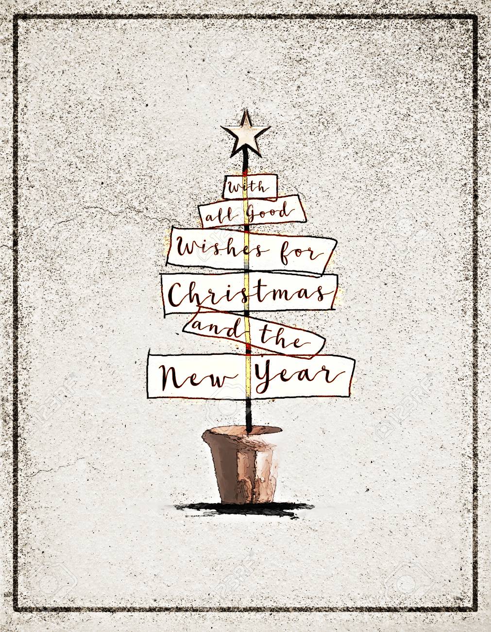 christmas card with the words with all good wishes for christmas words for christmas card