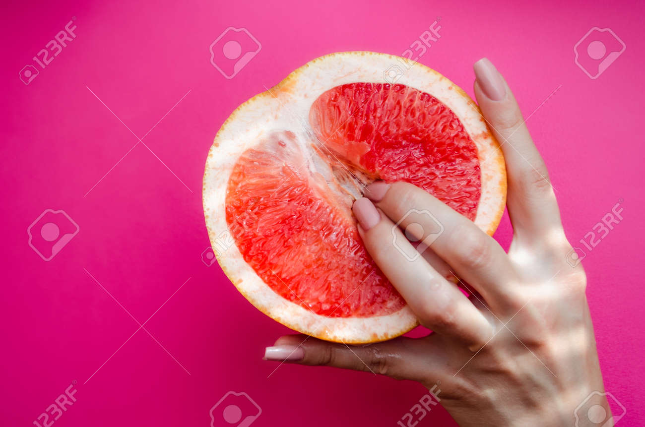 Grapefruit Dildo
