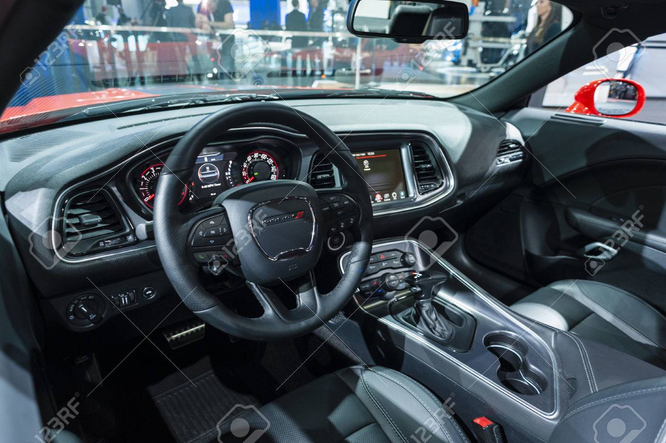 Dodge Challenger Interior >> New York Usa March 23 2016 Dodge Challenger Interior On Dodge Challenger Interior >> New York Usa March 23 2016 Dodge Challenger Interior On