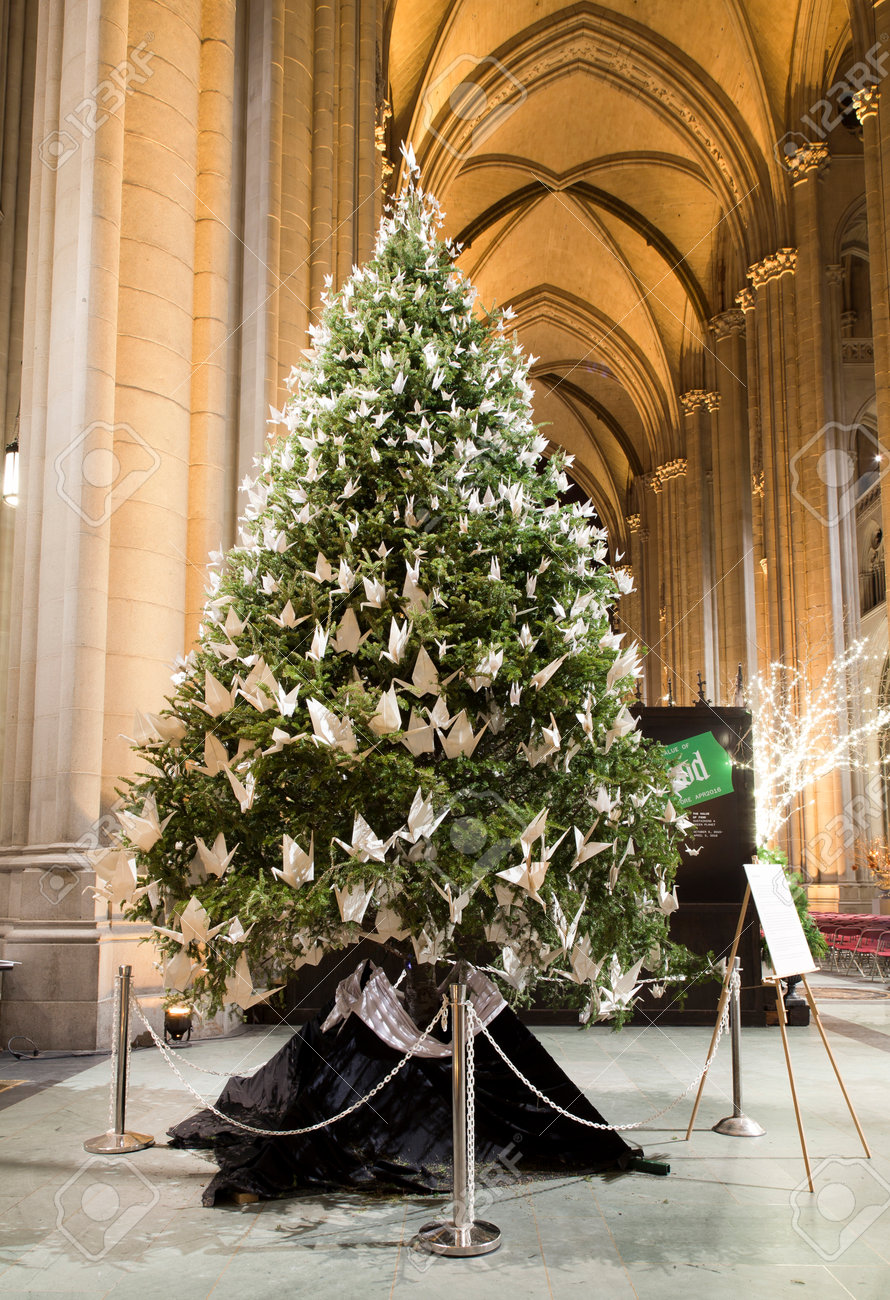 New York New York Usa December 22 Christmas Tree Inside