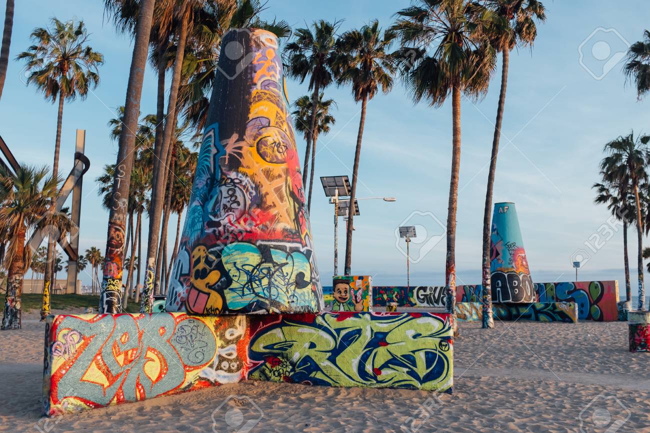 Graffiti Wall In Venice Beach Ca United States Stock Photo Picture And Royalty Free Image Image 92143234