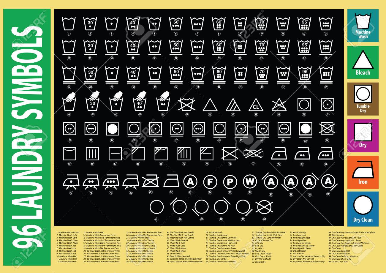 laundry symbols or washing symbols. easy to modify - 52492027 laundry symbols or washing symbols. easy to modify - 52492027
