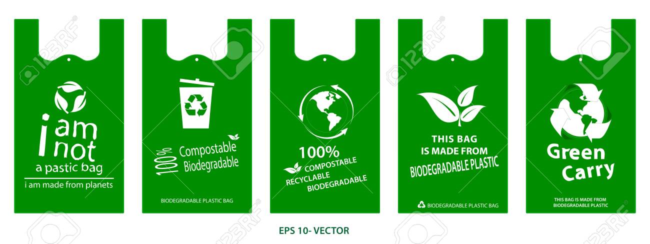 compostable carry bolsas