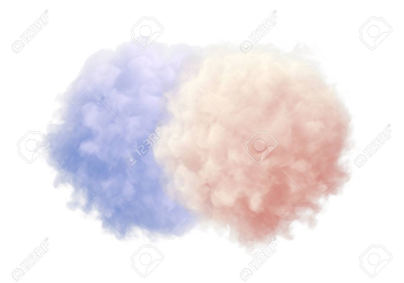 Two Colored Fluffy Things Isolated On White Backround Stock Photo Picture And Royalty Free Image Image 45198940